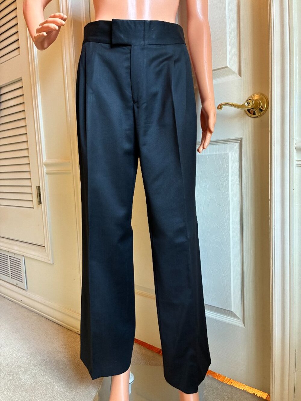 Authentic GUCCI Y2K Tom Ford - Black Tailored Trousers - Wool Mohair - 38/2